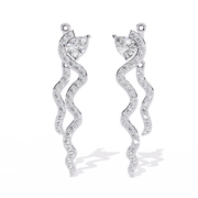Striking Pavé Vision Earrings (ER14062)