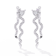 Striking Pavé Vision Earrings (ER14062)
