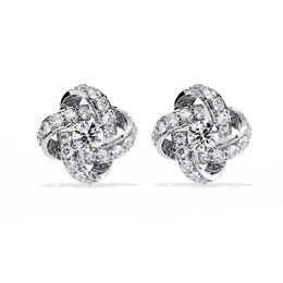 Aurora Pavé Smoke Earrings (ER14068)