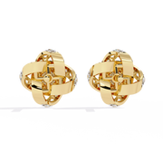 Aurora Pavé Smoke Earrings (ER14068)