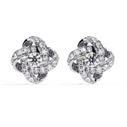 Aurora Pavé Smoke Earrings (ER14068)