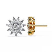 Scintillating Knot Smoke Earrings (ER14079)