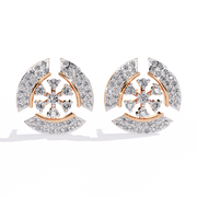 Prismatic Interlocking Whisper Earrings (ER14086)