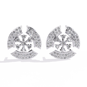 Prismatic Interlocking Whisper Earrings (ER14086)