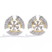 Prismatic Interlocking Whisper Earrings (ER14086)