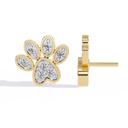 Striking Interlocking Form Earrings (ER14088)