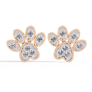 Striking Interlocking Form Earrings (ER14088)