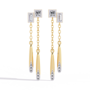 Resplendent Bee Skeleton Earrings (ER14089)