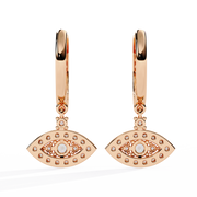 Stellar Feather Spark Earrings (ER14090)