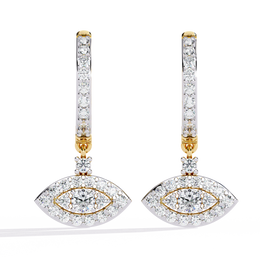 Stellar Feather Spark Earrings (ER14090)
