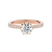 Classic 60 Pointer Round Lab Diamond Ring