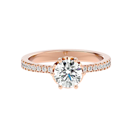 Classic 60 Pointer Round Lab Diamond Ring