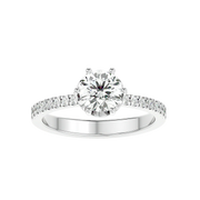 Classic 60 Pointer Round Lab Diamond Ring