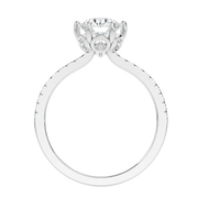 Classic 60 Pointer Round Lab Diamond Ring
