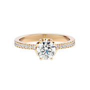 Classic 60 Pointer Round Lab Diamond Ring