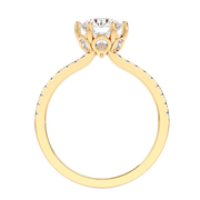 Classic 60 Pointer Round Lab Diamond Ring