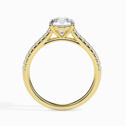 50 Pointer Round Lab Diamond Wed Solitaire Ring