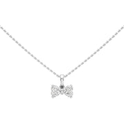 Celeste 1Ct Bow Style Heart Cut Fancy Pendant