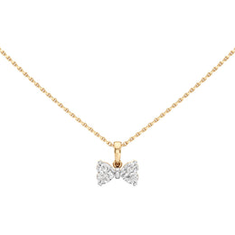 Celeste 1Ct Bow Style Heart Cut Fancy Pendant