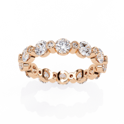 Hypnotic Infinity Smoke Ladies Ring (LR14023)
