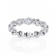 Hypnotic Infinity Smoke Ladies Ring (LR14023)