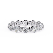 Hypnotic Infinity Smoke Ladies Ring (LR14023)