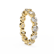 Hypnotic Infinity Smoke Ladies Ring (LR14023)