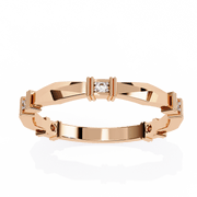 Glistening Twisted Specter Ladies Ring (LR14030)