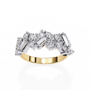 Luminous Feather Ash Ladies Ring (LR14040)