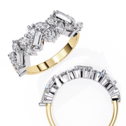 Luminous Feather Ash Ladies Ring (LR14040)