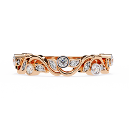 Breathtaking Flush Echo Ladies Ring (LR14042)