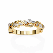 Breathtaking Flush Echo Ladies Ring (LR14042)