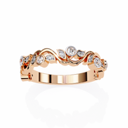 Breathtaking Flush Echo Ladies Ring (LR14042)