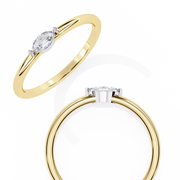 Fascinating Bar Memory Ladies Ring (LR14045)