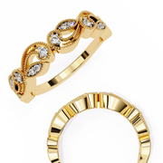Stellar Moon Muscle Ladies Ring (LR14047)