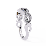 Stellar Moon Muscle Ladies Ring (LR14047)