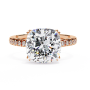 Celestial V-Prong Heart Ladies Ring (LR14051)
