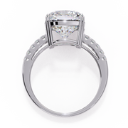 Celestial V-Prong Heart Ladies Ring (LR14051)