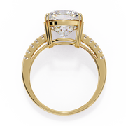 Celestial V-Prong Heart Ladies Ring (LR14051)