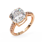 Celestial V-Prong Heart Ladies Ring (LR14051)
