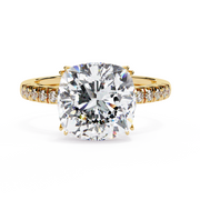 Celestial V-Prong Heart Ladies Ring (LR14051)