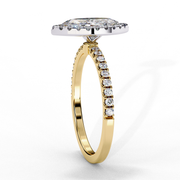Shimmering Unicorn Skeleton Ladies Ring (LR14055)