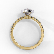 Shimmering Unicorn Skeleton Ladies Ring (LR14055)