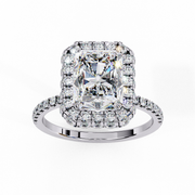 Effervescent Heart Fire Ladies Ring (LR14061)