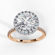 Incandescent Tree Blood Ladies Ring (LR14062)