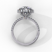Incandescent Tree Blood Ladies Ring (LR14062)