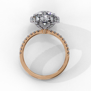 Incandescent Tree Blood Ladies Ring (LR14062)