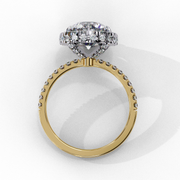 Incandescent Tree Blood Ladies Ring (LR14062)