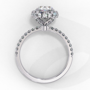 Beautiful Illusion Bone Ladies Ring (LR14063)
