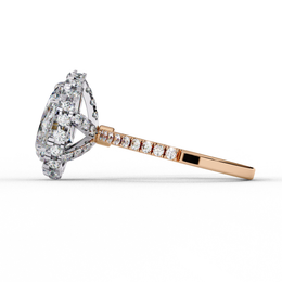 Stellar U-Prong Illusion Ladies Ring (LR14065)